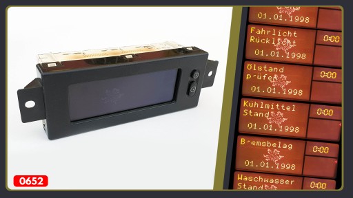 0652 Opel Astra G 2 дисплей монитор монитор MID BID компьютер