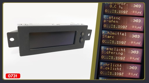 0731 Opel Astra G 2 дисплей монитор монитор MID компьютер контроллер