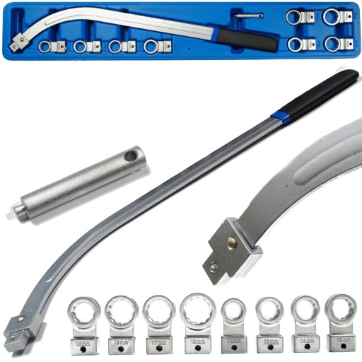 079 437_B НАБІР РІЧКОВИХ КЛЮЧІВ + 8 КІНЦЕВИХ