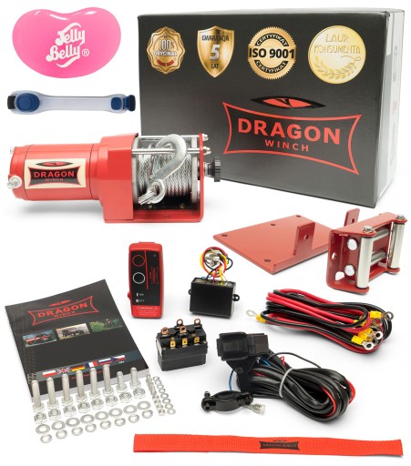 ЛЕБЕДКА DRAGON 2500 1.1T ЭЛЕКТРИЧЕСКАЯ ЛЕБЕДКА для четырехплугового плуга + пульт дистанционного управления