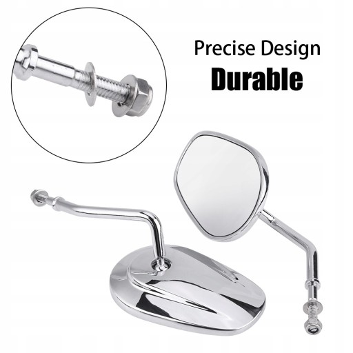 QC08091 - 1 пара мотоциклетних дзеркал заднього виду з дзеркалом