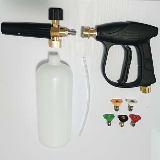 1 набір пістолета для мийки високого тиску зі снігопінною піною та