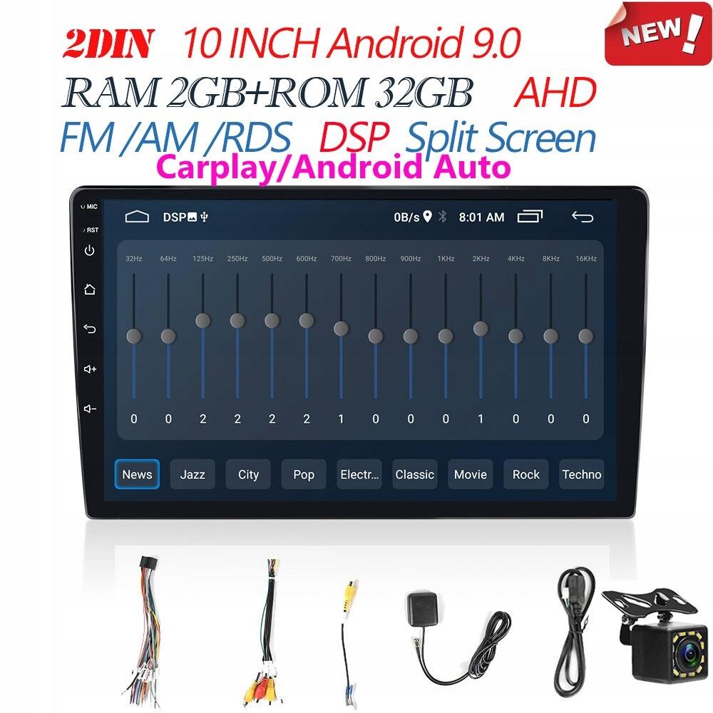 10 2 32 стиль камеры CP Android 9.0 2 Din Радио же