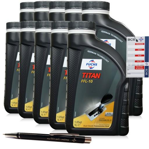 Масло fuchs titan pentosin ffl-10 10 литров кпп dsg mb 236.22 10л