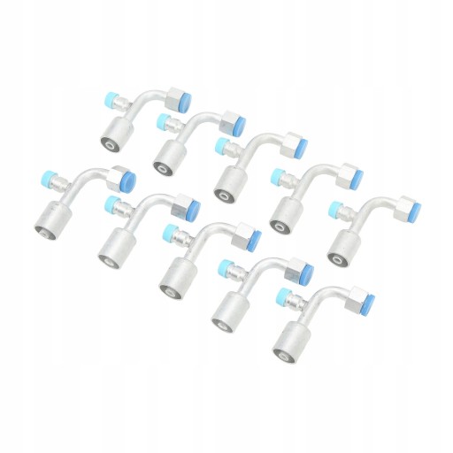 1618220381711 - Універсальний алюмінієвий з’єднувач шланга змінного струму для автомобіля, 10 шт