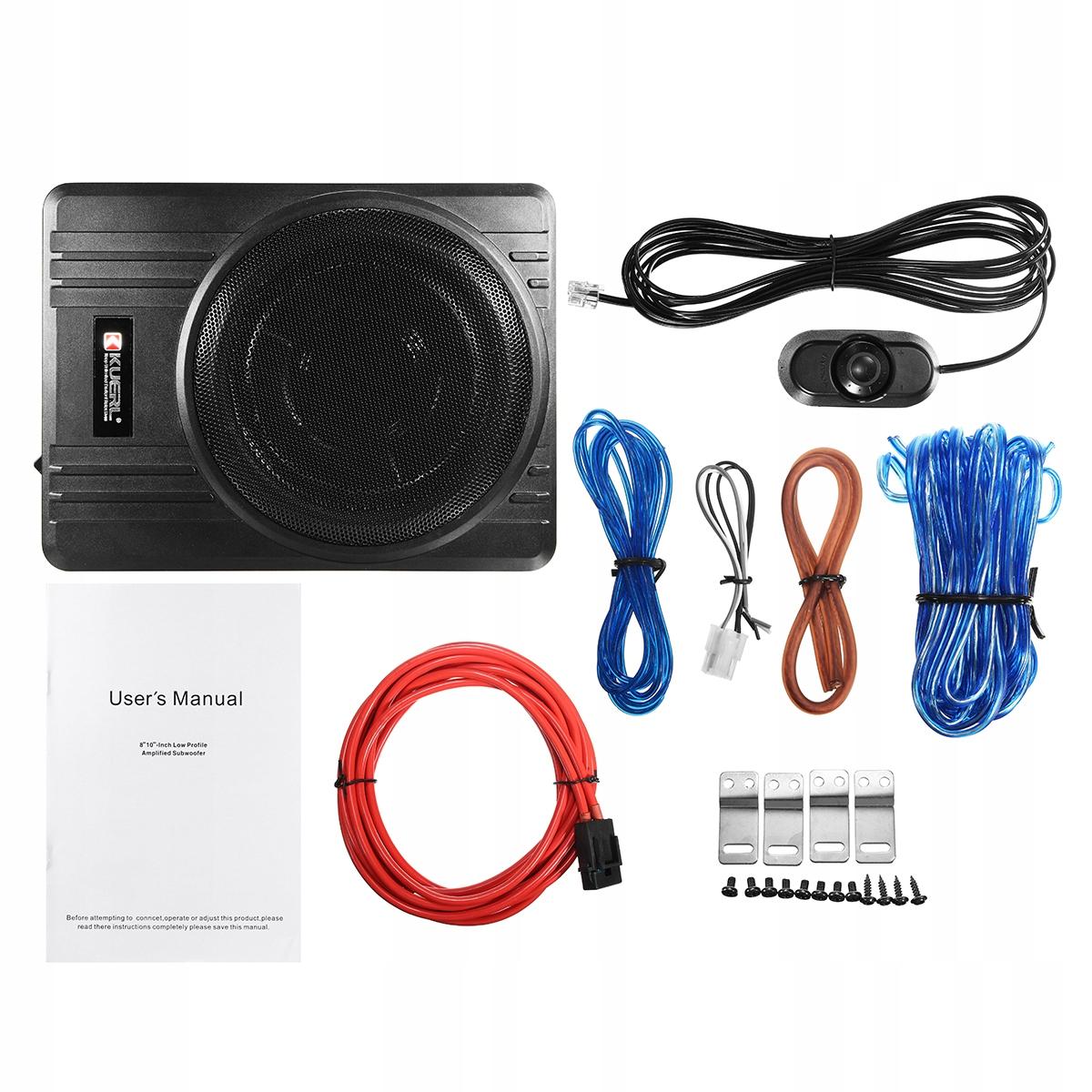 10-дюймовый 12V 600W автомобильный сабвуфер