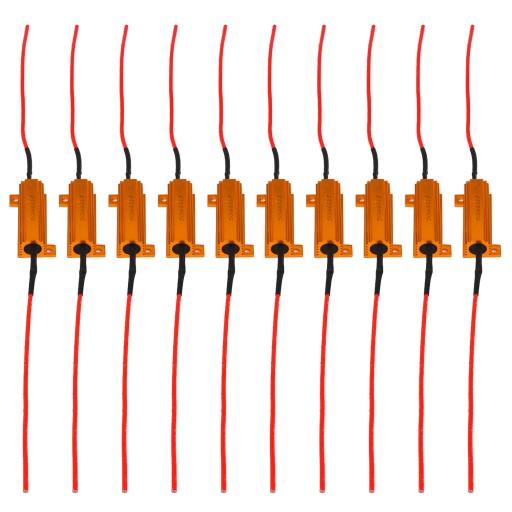 6944259583584 - 10 шт. 50 Вт 6 Ом світлодіодна лампа декодера стоп-сигналу