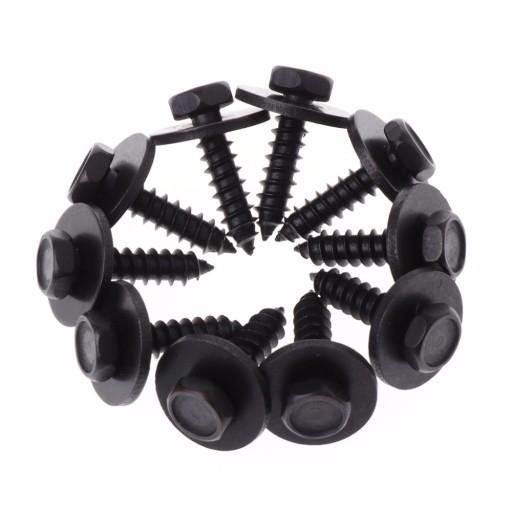10 шт./набір універсальних автомобільних гвинтів 4,8x19 мм