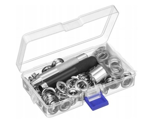 100 ШТ ЛЮВЕРСИ ПЕРФОРАТОР КНОПКИ ДЛЯ БРЕЗЕНТУ 12 ММ