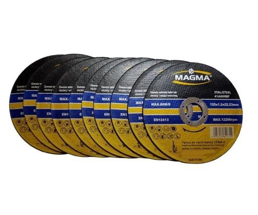 100 стальных отрезных дисков, диски по металлу 125х1,2 125мм.