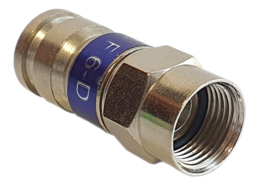 Роз'єми F типу PCT для стиснення RG - 6 100шт.