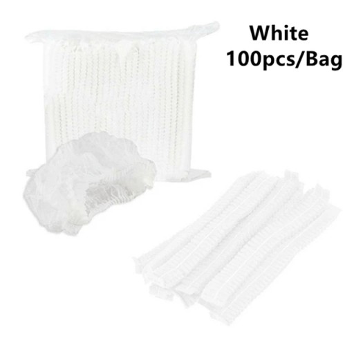 100 шт лабораторная шапочка одноразовая нетканая ванна для душа