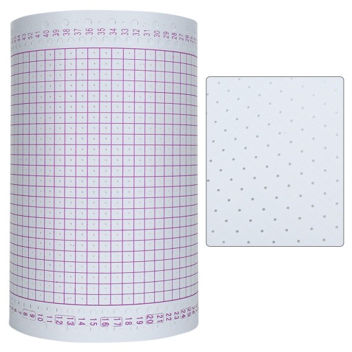 100 шт / рулон Червоний перфокарт 24