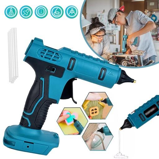 КЛЕЕВОЙ ПИСТОЛЕТ С ПОДОГРЕВОМ, 100 ВТ, С 10 КЛЕЕВЫМИ СТОЙКАМИ