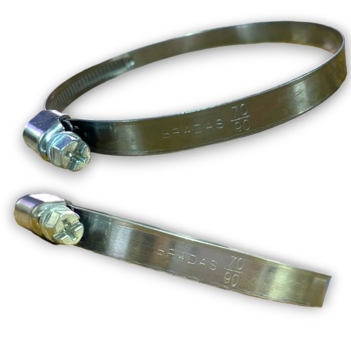 100x ВИТОЙ ЗАЖИМ ЗАЖИМ МЕТАЛЛИЧЕСКИЙ зажим Зажимные зажимы 70-90 мм