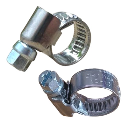 100x ЗАЖИМЫ ВИНТОВЫЕ металлические винтовые зажимы 10-16 мм