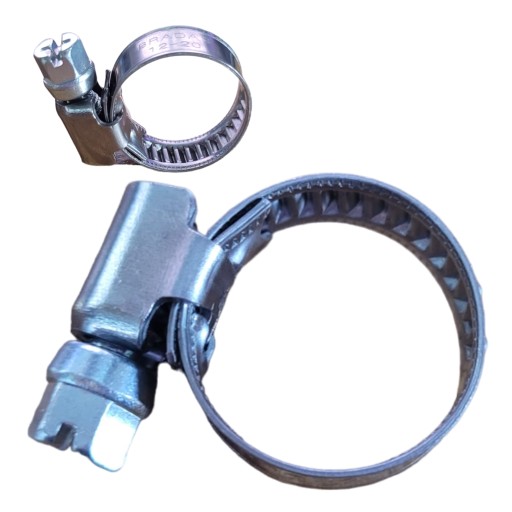 100x ЗАЖИМЫ ВИНТОВЫЕ металлические винтовые зажимы 12-20 мм