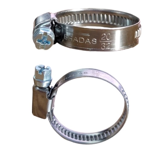 100x ЗАЖИМНЫЕ СВЯЗИ червячные зажимы ВИТОЙ металлический КОМБИНЕЗОН 20-32мм