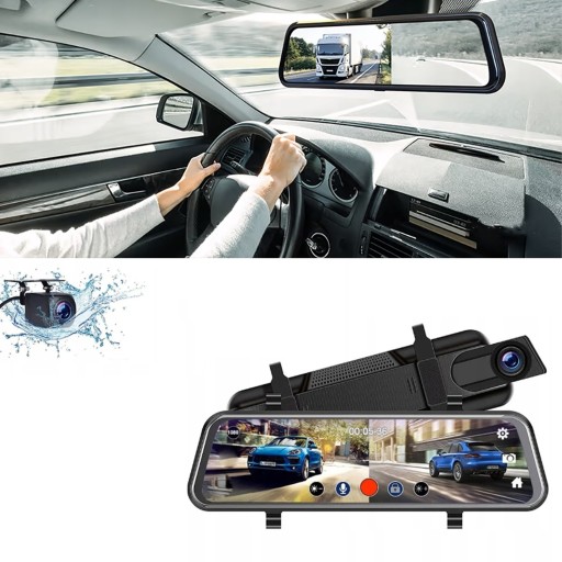 1080P АВТОМОБІЛЬНА КАМЕРА Сенсорний екран Водонепроникна камера заднього виду + ​​32 ГБ