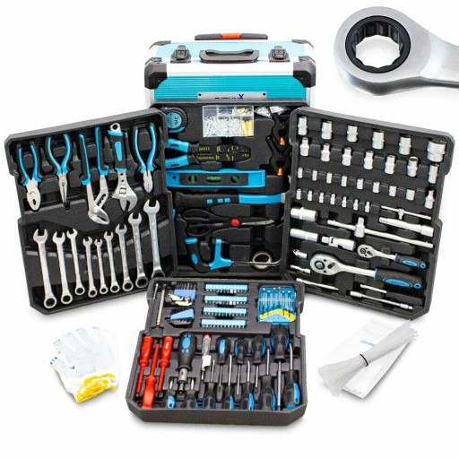 НАБОР ИНСТРУМЕНТОВ ДЛЯ МАСТЕРСКИХ, 1200 ЭЛЕМЕНТОВ С КОРПУСОМ