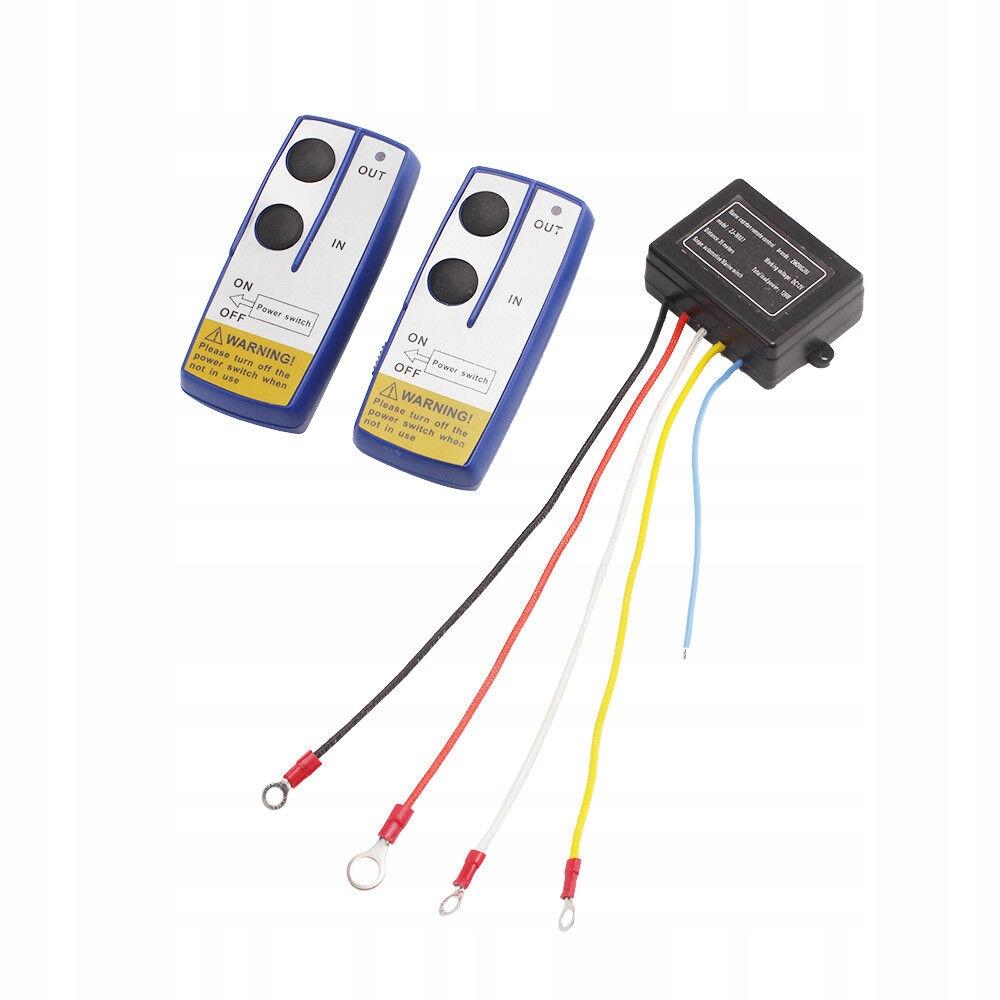 12V ЕЛЕКТРИЧНА ЛЕБІДКА БЕЗДРОТОВИЙ ПУЛЬТ ДИСТАНЦІЙНОГО КЕРУВАННЯ