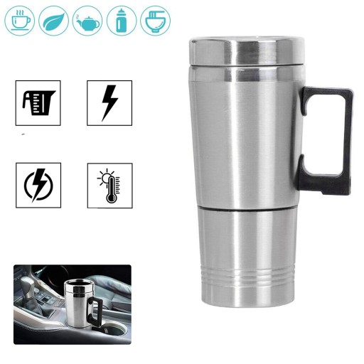 АВТОМОБИЛЬНЫЙ ЭЛЕКТРОЧАЙНИК 12 В, КОФЕЙНАЯ КРУЖКА