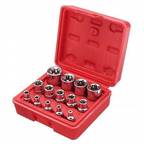 14x E Star Torx Sockets Rail Female Star E4 до E24