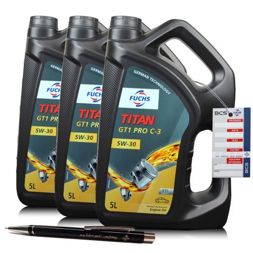 МОТОРНОЕ МАСЛО FUCHS TITAN GT1 PRO C3 5W30 XTL 15 Л 15 Л
