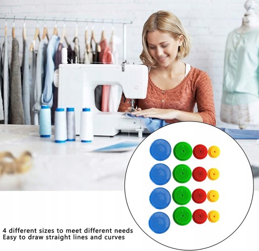 16 шт. Шаблон мітки додавання шва