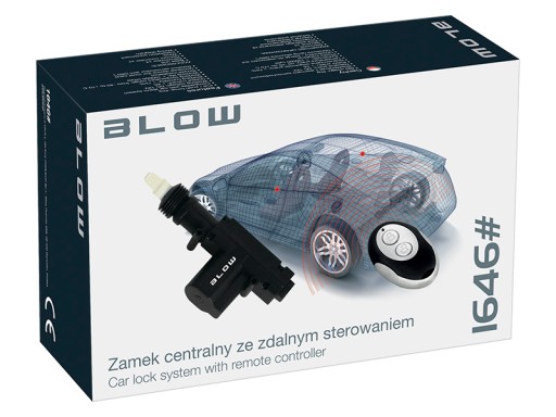 1646# - 1646 # центральный замок 1ster + 3wyk + пульт дистанционного управления blow