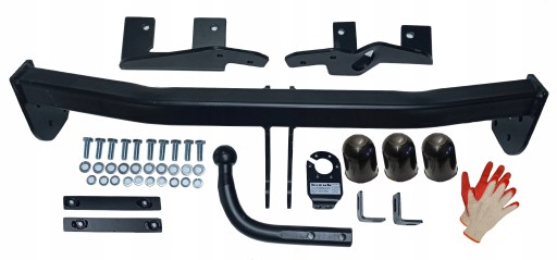 БУКСИРОВОЧНЫЙ КРЮК 1700 КГ + КРЫШКИ VOLKSWAGEN VW CADDY 2K 2004-20 III 3 IV 4 2K