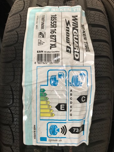 185/55R16 87 T Nexen Winguard Snow'G E C посилення 73 дБ (XL) 2 шт.