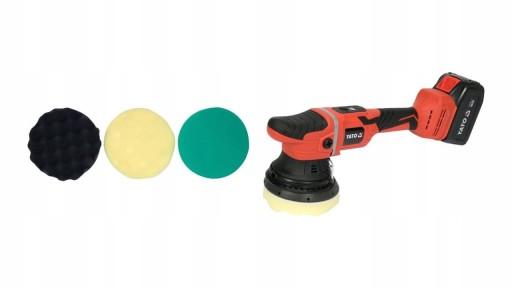 ОРБІТАЛЬНА ПОЛІРУВАЛЬНА МАШИНА 18В 125ММ З АКУМУЛЯТОРОМ І ЗАРЯДНИМ ПРИСТРОЄМ