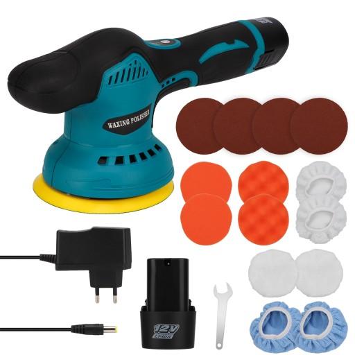 18шт. АВТОПОЛИРОВАЛЬНАЯ МАШИНА 125мм 2800-5500об/мин РЕГУЛИРОВОЧНЫЕ ДИСКИ