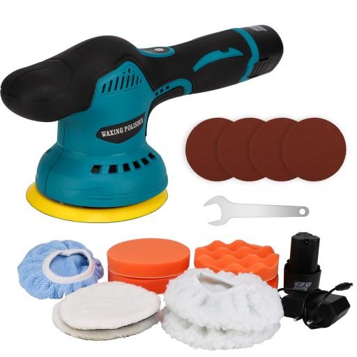 18 шт. Профессиональная полировальная машинка с регулировкой скорости + аксессуары.