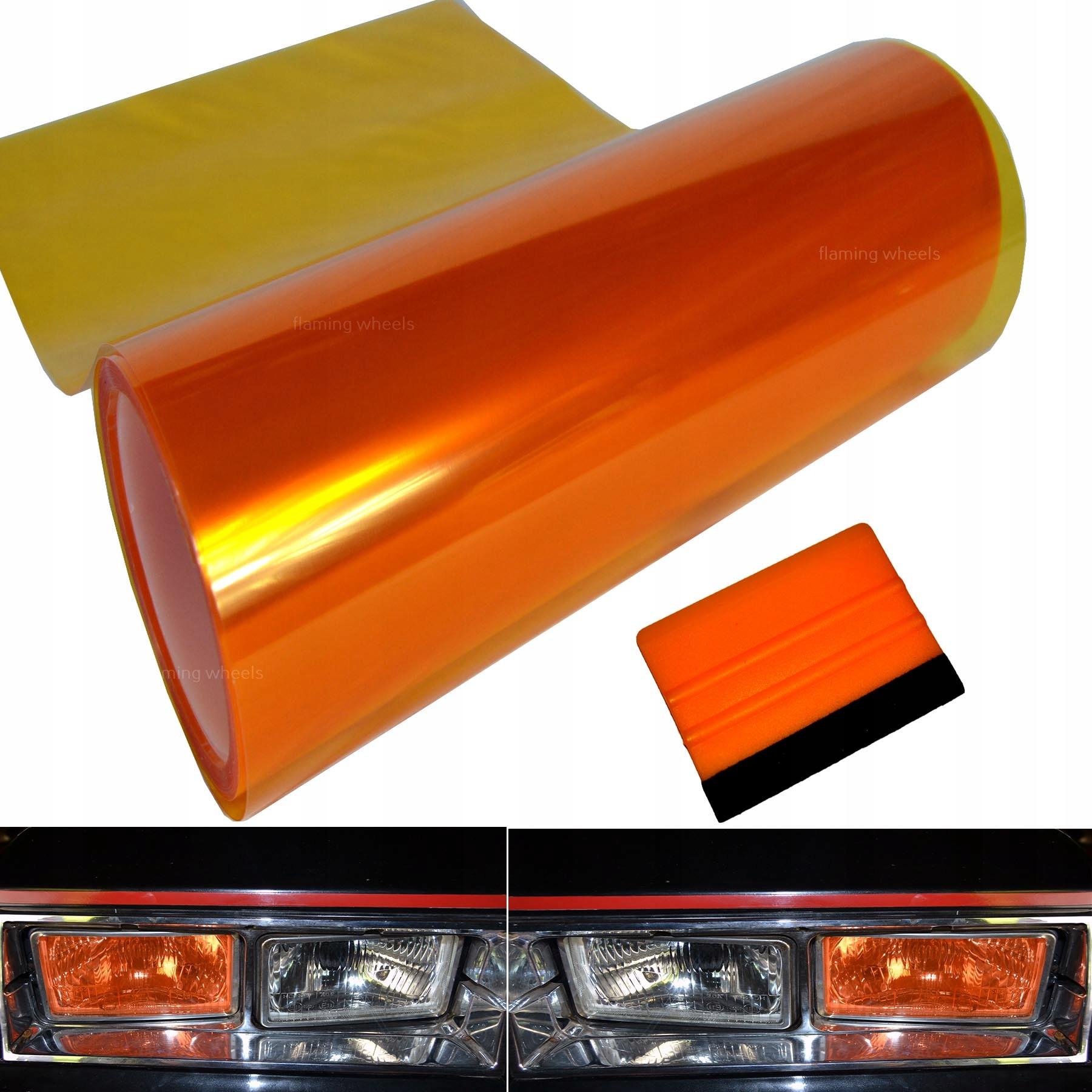 1m X40CM оранжевая лампа затемняющая пленка