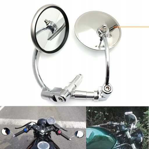 9449730074232 - 1pair Cafe Racer Motorcycle дзеркала заднього виду