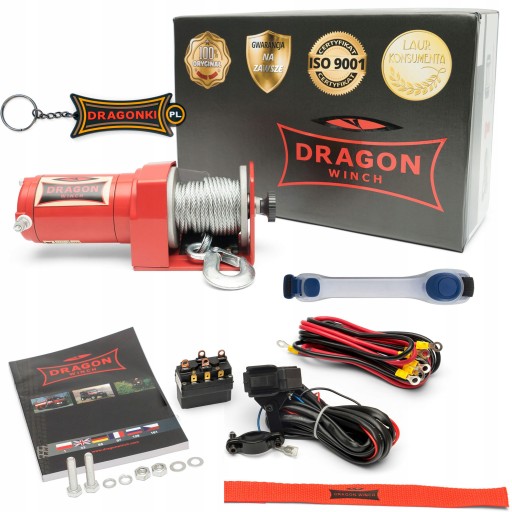 ЛЕБЕДКА ~1T ЭЛЕКТРИЧЕСКАЯ КАБЕЛЬНАЯ ЛЕБЕДКА 12 В для внедорожного плуга Quad 2000