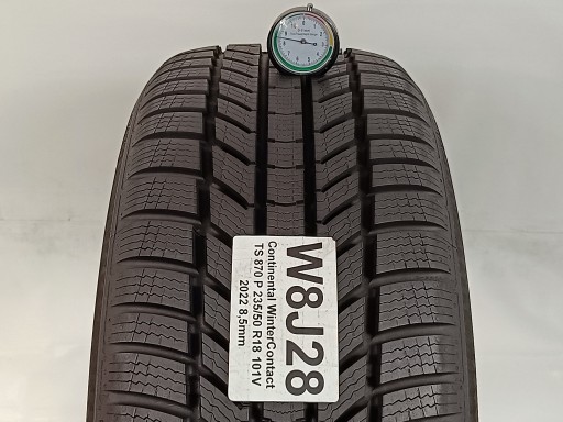 1x Continental WinterContact TS 870 P 235/50 R18 2022 Як Новий!