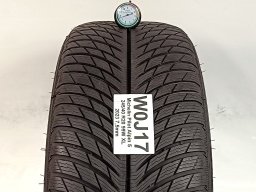 1x Michelin Pilot Alpin 5 245/40 R20 2023 г. Как новый!