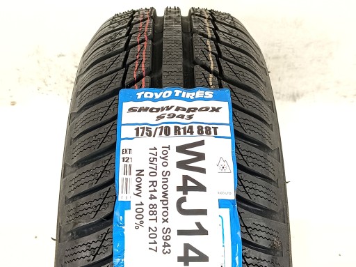 1x нова шина Toyo Snowprox S943 175/70 R14