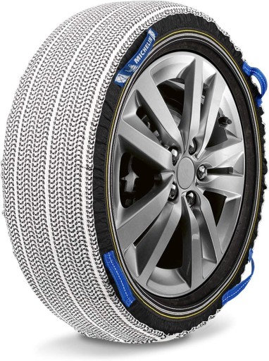 2 ланцюги протиковзання текстильні шкарпетки michelin sos 1 205/45r16 195/40r17