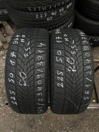 2 ШИНИ 225/50R17 94H DUNLOP SP WINTER SPORT 4D ВАРШАВА