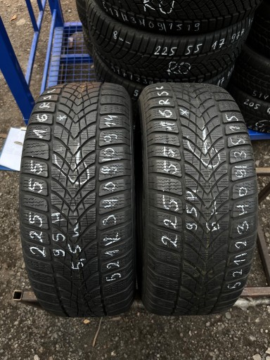 2 ШИНИ 225/55R16 * RSC 95H DUNLOP SP WINTER SPORT 4D ВАРШАВА