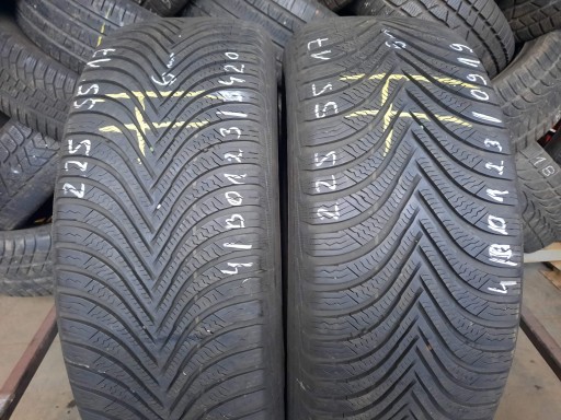 2 б/у шини 225/55R17 MICHELIN ALPIN 5 AO Warszawa
