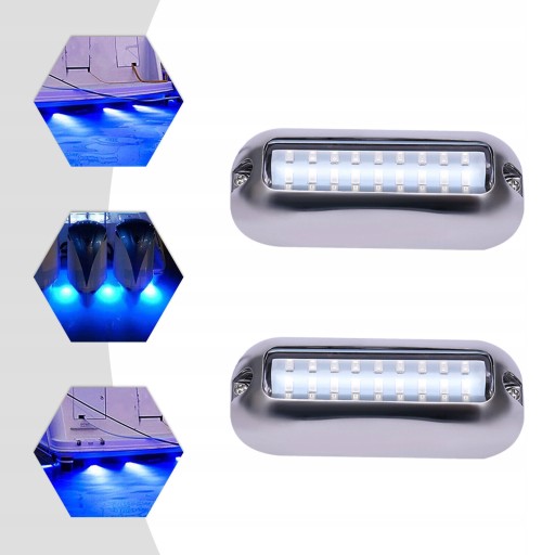 2 - 2ШТ LED МОРСЬКОЇ ЯХТИ ОСВІТЛЕННЯ 50W