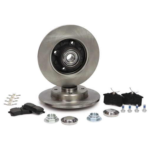 2 диска + 4 колодки задний CITROEN C4; PEUGEOT 2008 207 208 307