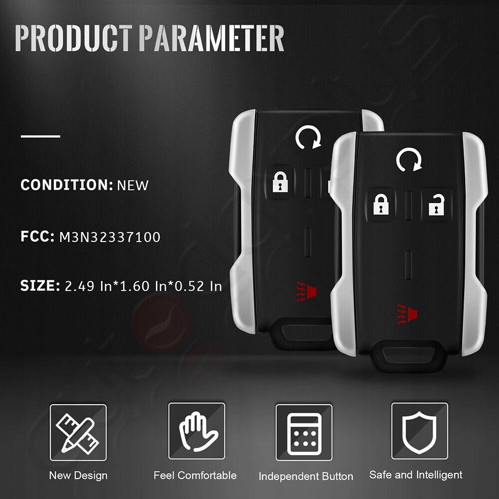2 для Chevrolet Silverado GMC Сьерра-Каньон пульт дистанционного управления