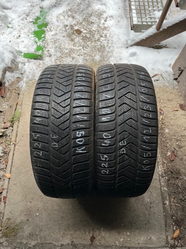 2 шины 225/40R18 XL Pirelli Winter SottoZero 3 Варшава