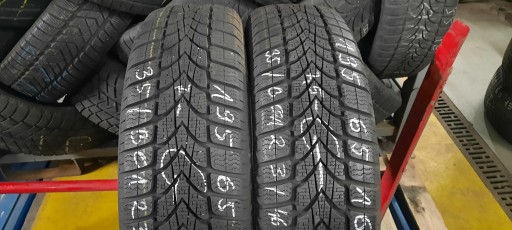 2 зимові шини 195/65R16 Dunlop Winter Sport 4D *